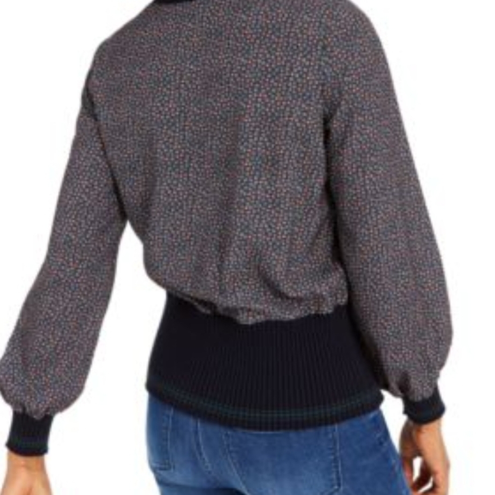 French Connection Floral Top - Black and Red- NWT - Picture 3 of 6